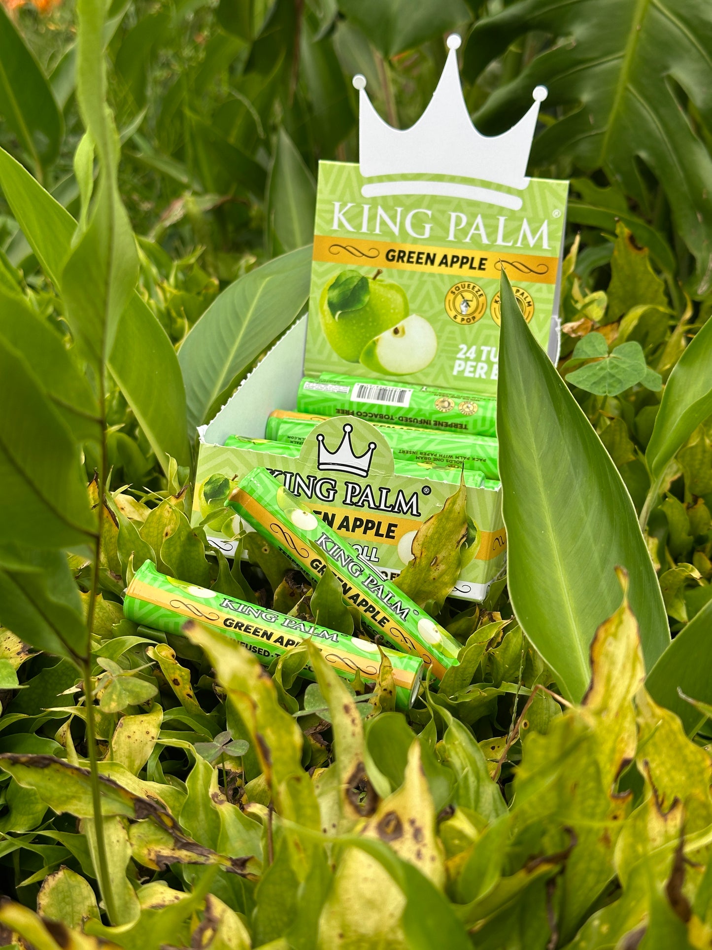 Blunt King Palm Single Tube – Natural y sin tabaco