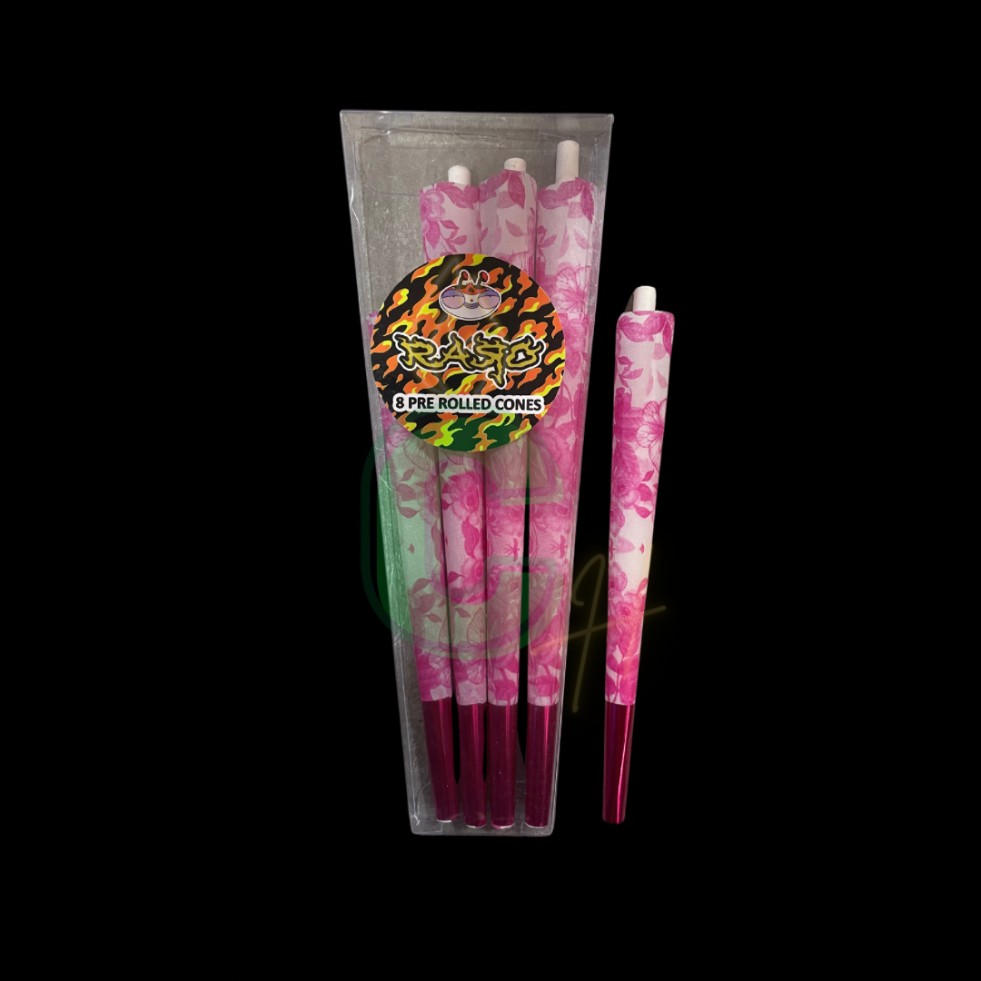 Cono king Size Flores -caja x8-