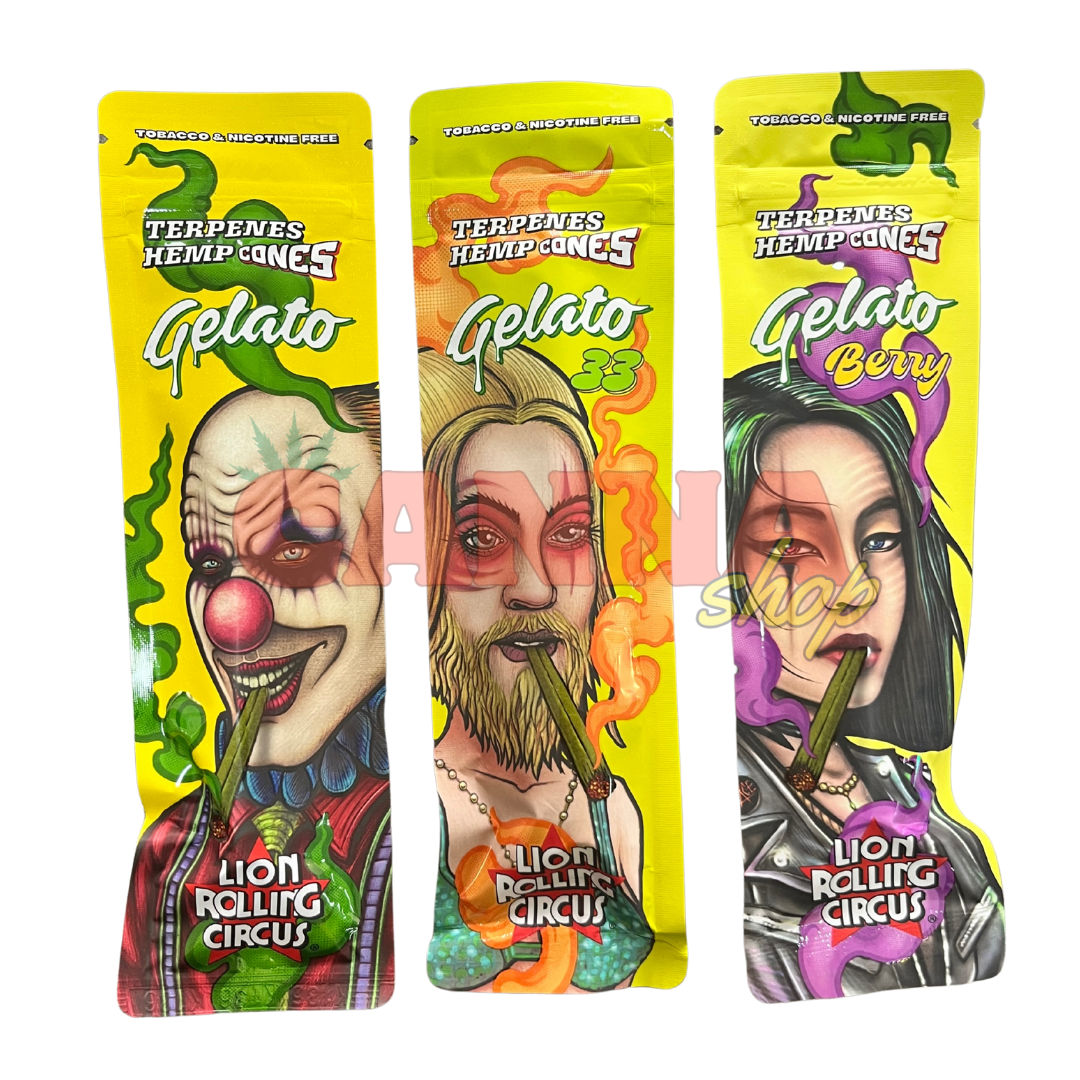 Conos terpenes lion rolling circus