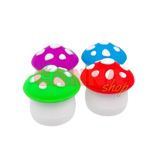 Contenedor de silicona hongo