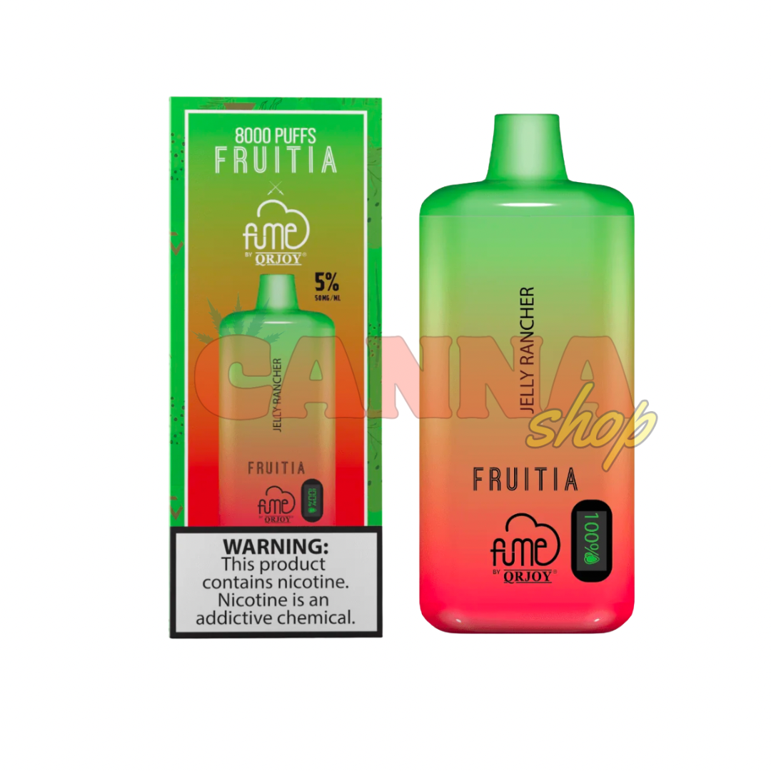 Vape fruitia 8000 puffs