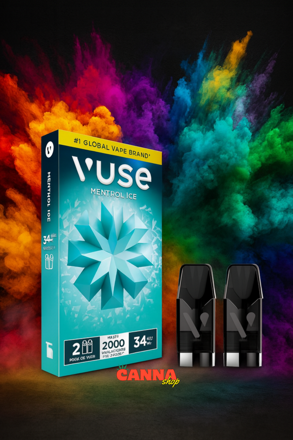 Cápsulas vuse 2.000 puff