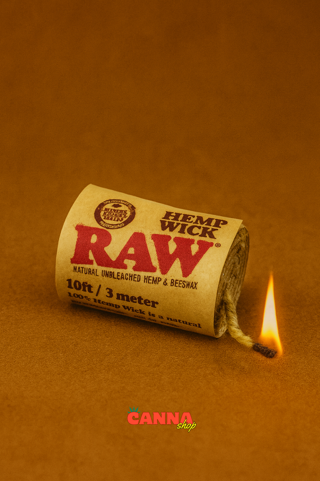 Mecha RAW – Cáñamo natural para encender