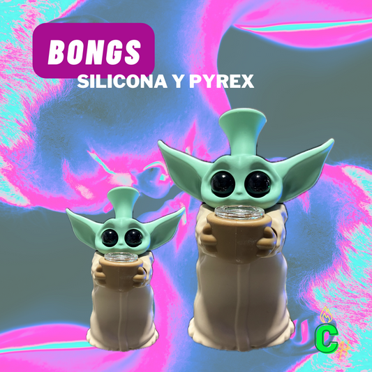 Bong de Silicona - Baby Yoda