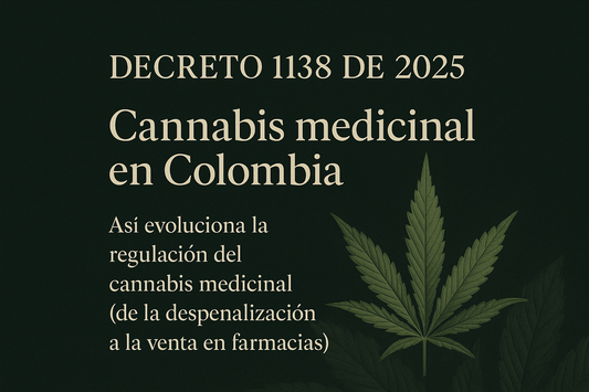Decreto 1138 de 2025 en Colombia: así evoluciona la regulación del cannabis medicinal (de la despenalización a la venta en farmacias)