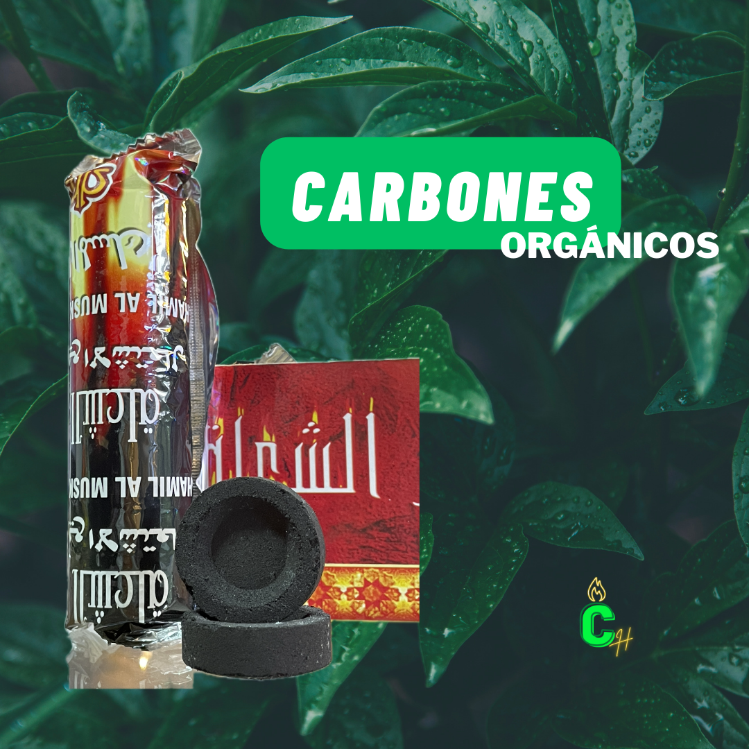 Carbones orgánicos para Hookah