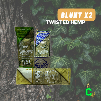 Blunt Twisted Hemp x2