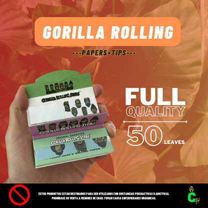 Papel + Tips Gorilla Rolling