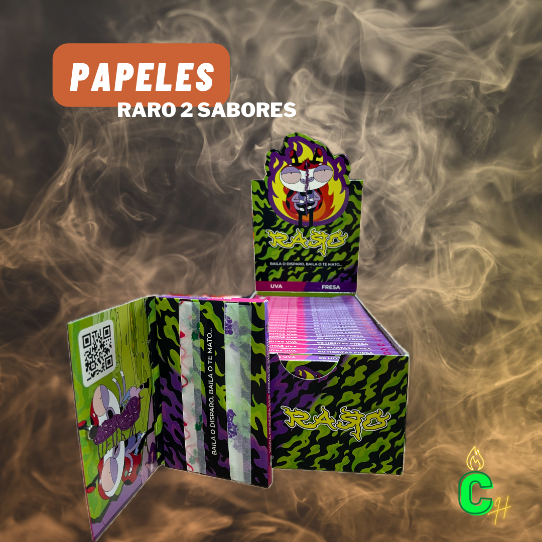 Papel RARO 2 sabores