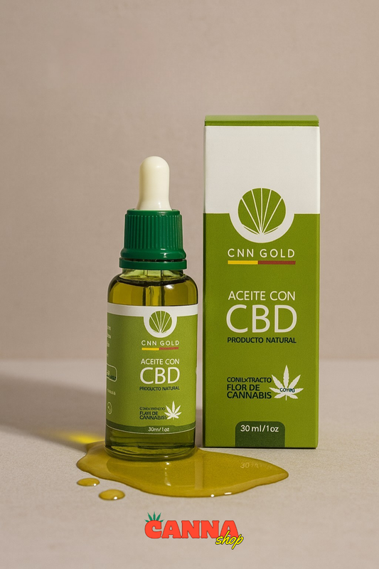 CNN Gold Aceite de CBD para masajes – alivio muscular natural
