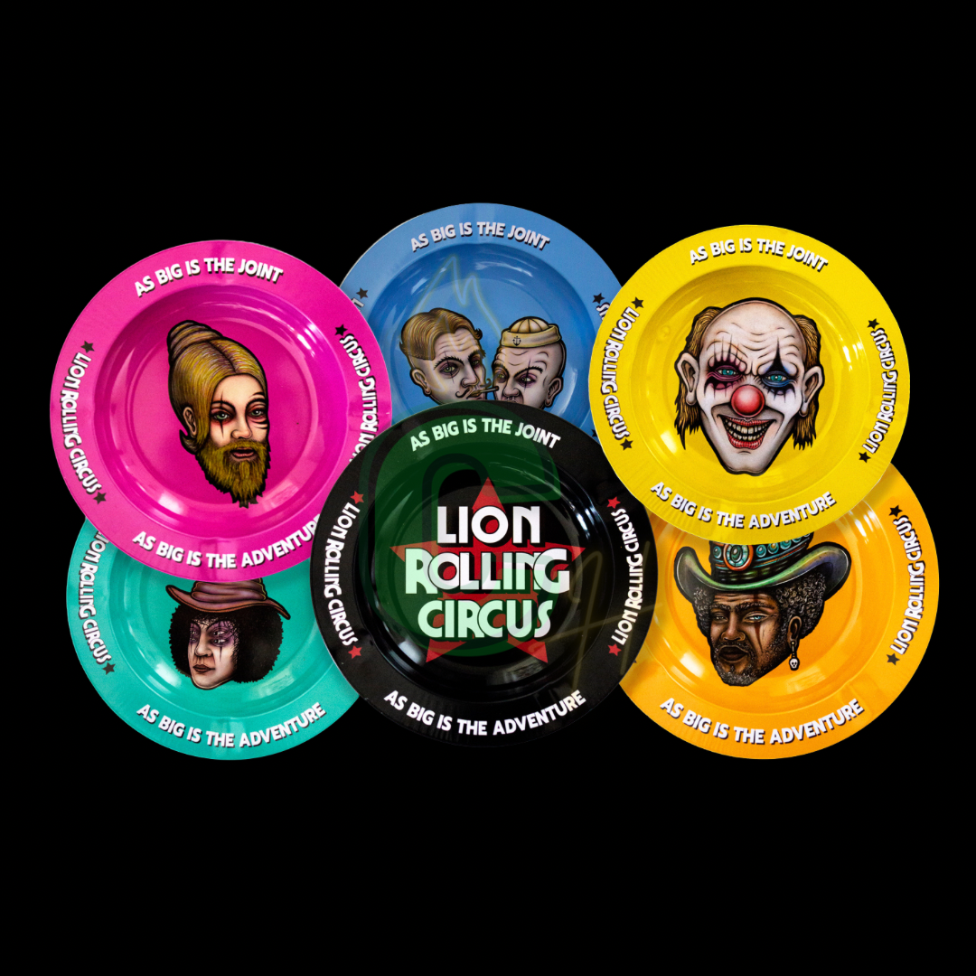 Cenicero Lion Rolling Circus -aluminio-