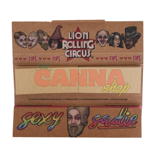 Papeles lion rolling circus French+ filtros tamaño king