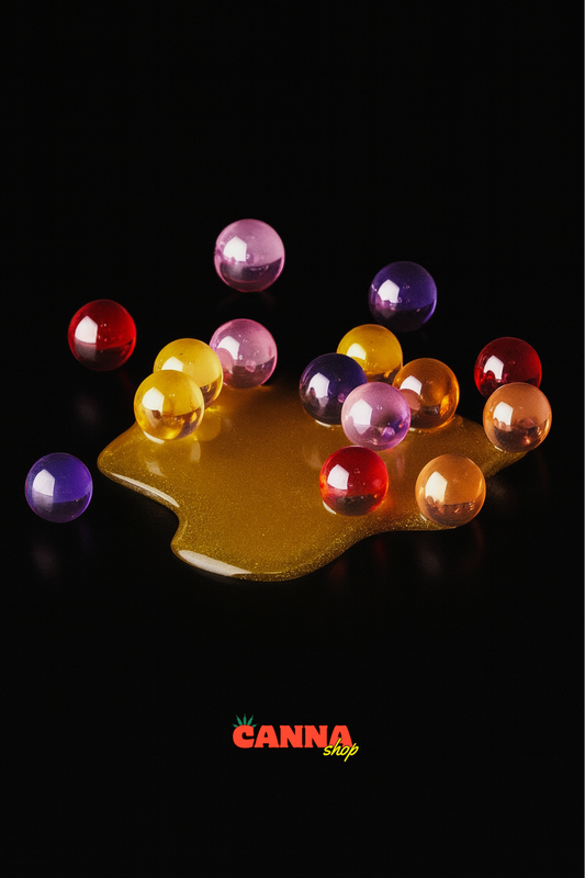 Bolas de borosilicato para uso de dab