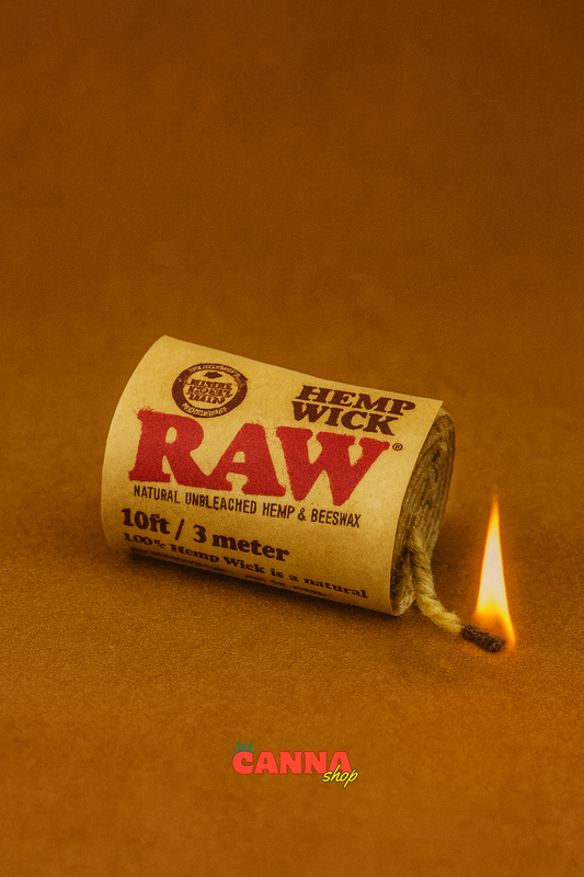 Mecha RAW – Cáñamo natural para encender