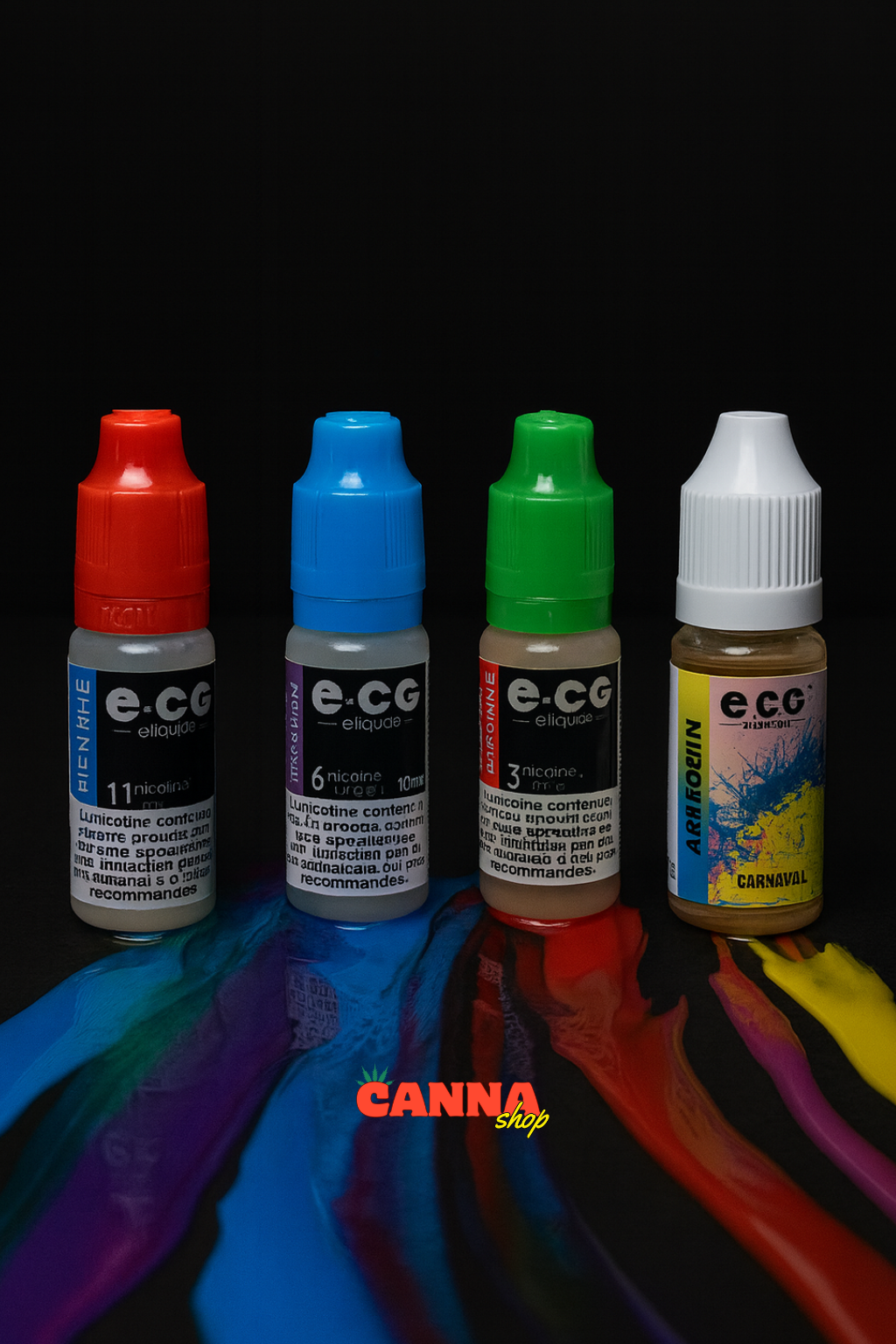 E-liquid ECG 0mg – Líquido sin nicotina