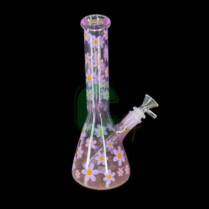 Bong de borosilicato - Flores