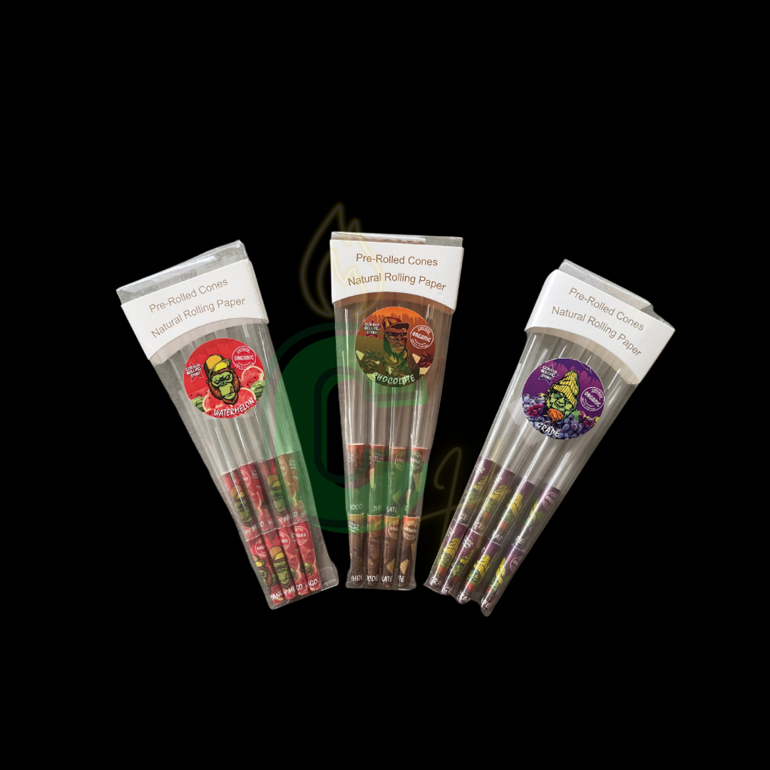 Celulosos Gorilla Rolling Pre-rolled saborizado -caja x8-