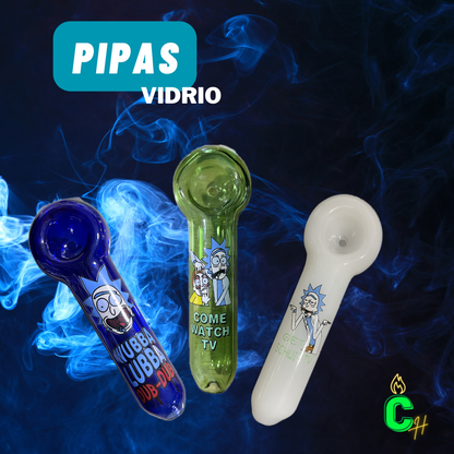 Pipa Vidrio Rick Y Morty