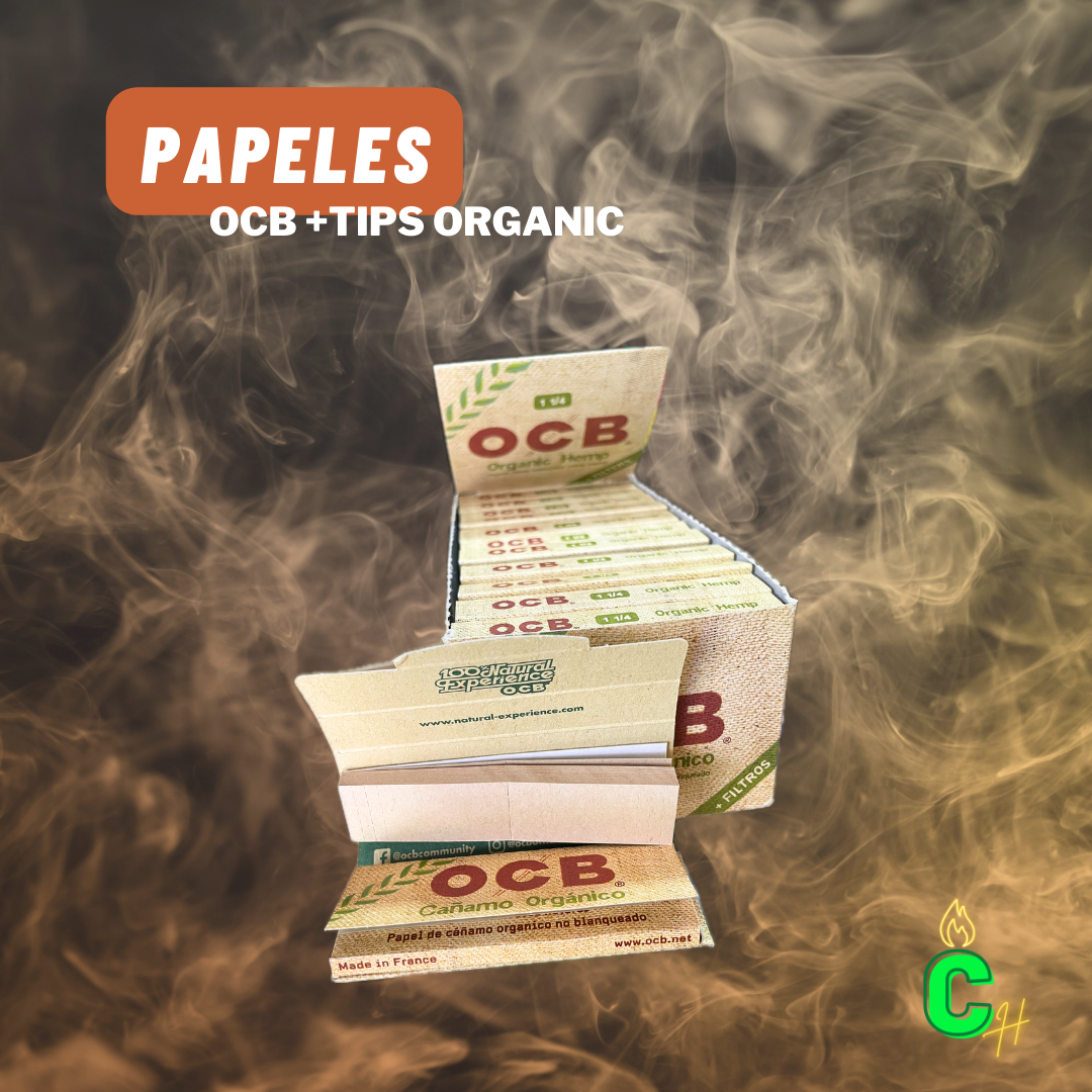 Papeles + tips OCB orgánico