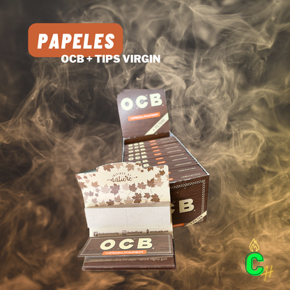 Papeles + tips OCB virgin